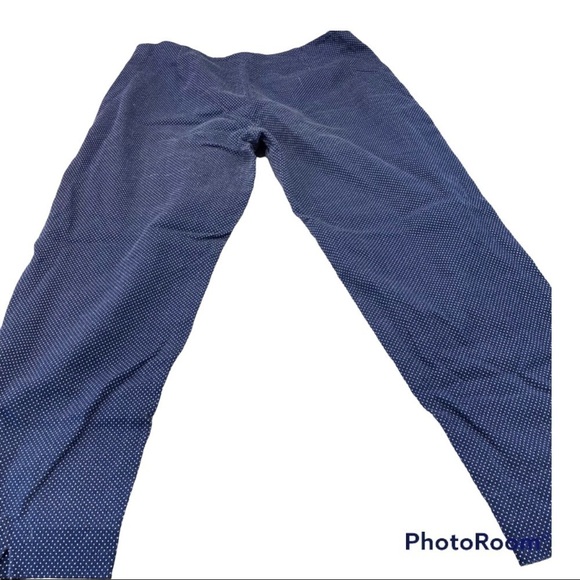 Piazza Sempione Audrey Micro-Print Cotton Satin Slim-Leg Capri Trousers - Picture 8 of 16